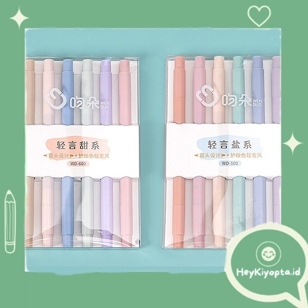 

BEST! 1 SET 6 PCS STABILO DENGAN WARNA TINTA PASTEL BERKUALITAS DAN TERANG MOTIF POLOS AESTHETIC