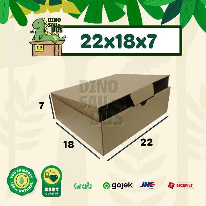 

22x18x7 CM KARDUS Pizza Corrugated Packaging Box packing Diecut