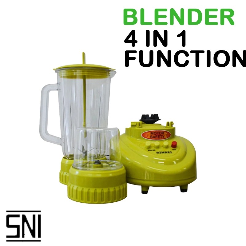 COD BLENDER MURAH GUDANG KUAT UNTUK JUS BUAH NATIONAL BELENDER RINREI BERKUALITAS MESIN 4 IN 1 PLAST