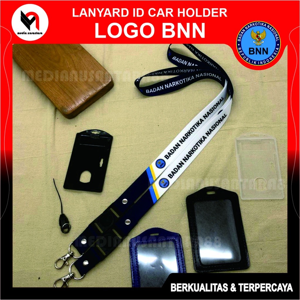 

BNN Tali Lanyard ID Card Digital Printing 2 Sisi Exclusive