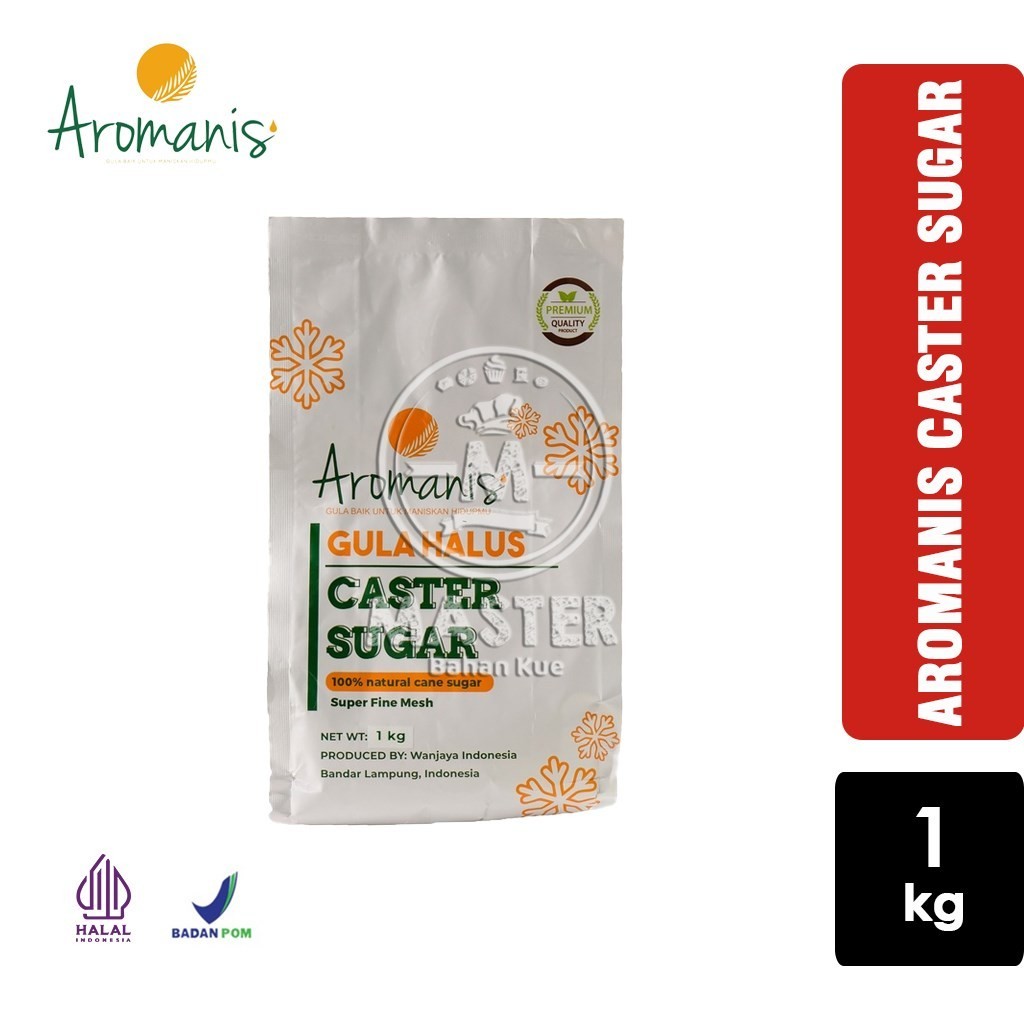 

[oddsolshop] pekanbaru/Aromanis Gula Halus 1KG Caster Sugar Bahan Pemanis Makanan & Minuman