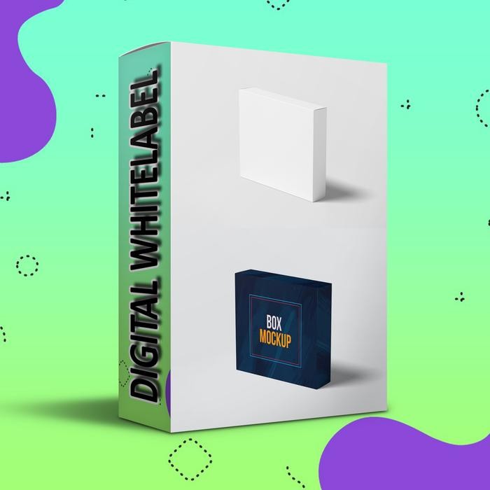 Desain Mockup Kotak Realistis