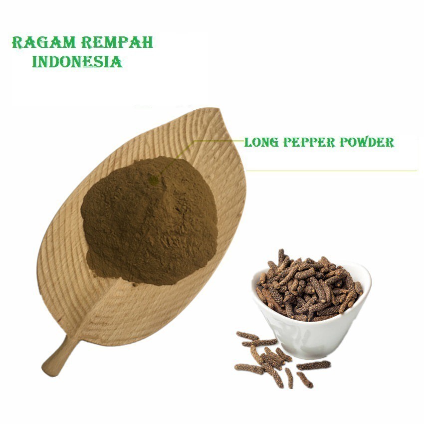 

Bubuk Cabe Jamu 500 GRAM - Cabe Jawa Bubuk - Long Peppper Powder 500 Gram - aksesoris