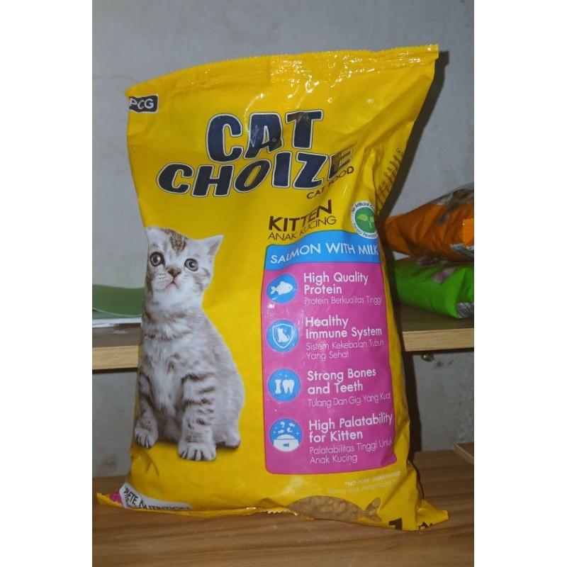 CAT CHOIZE KITTEN SALMON 1 KG MAKANAN KUCING DEWASA RASA SALMON