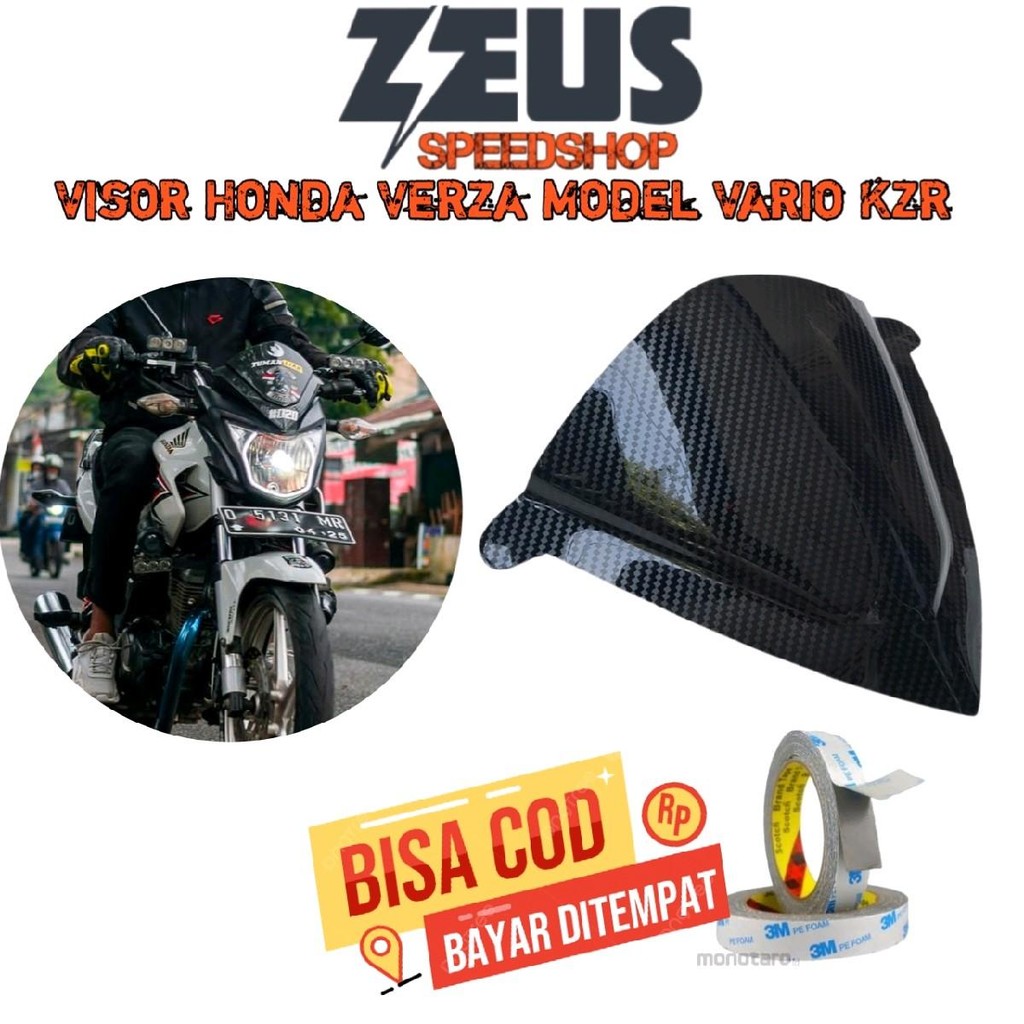 VISOR HONDA VERZA MODEL VARIO VISOR CARBON HONDA VERZA Motorcycle