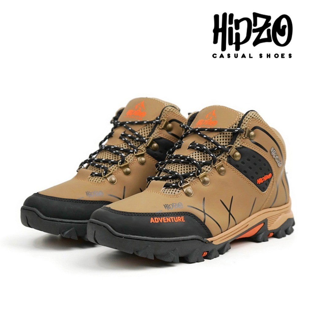 BESTPROMO HIPZO OFFICIAL.STORE SEPATU GUNUNG UNISEX HIPZO M078 SEPATU HIKING RIDING BOOTS ANTI SLIP