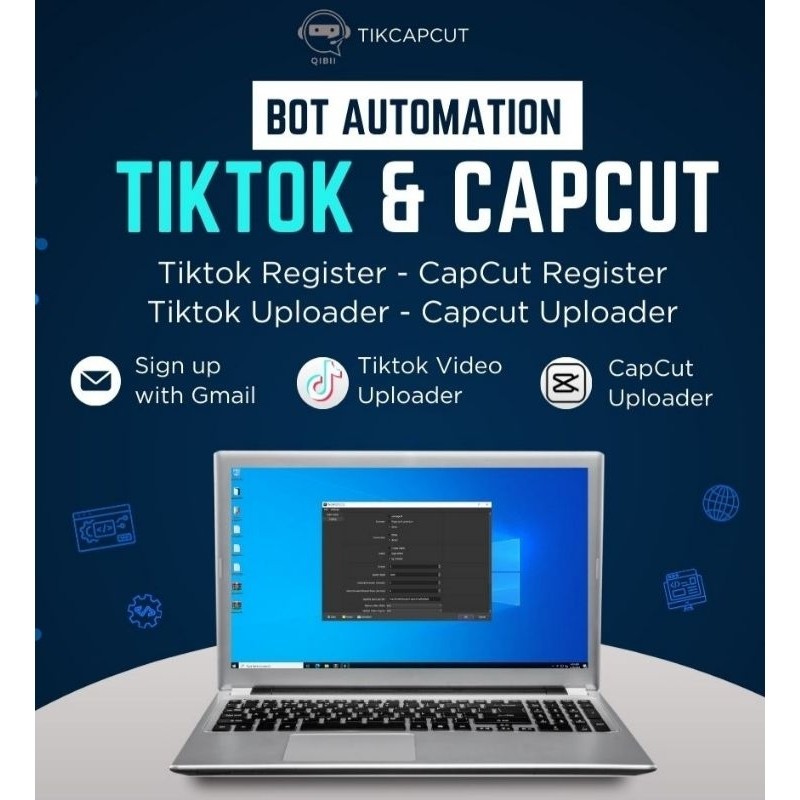 Bot Ti*Tok Creator Bot Capcut Register Bot Video Ti*tok Uploader Bot Capcut Uploader