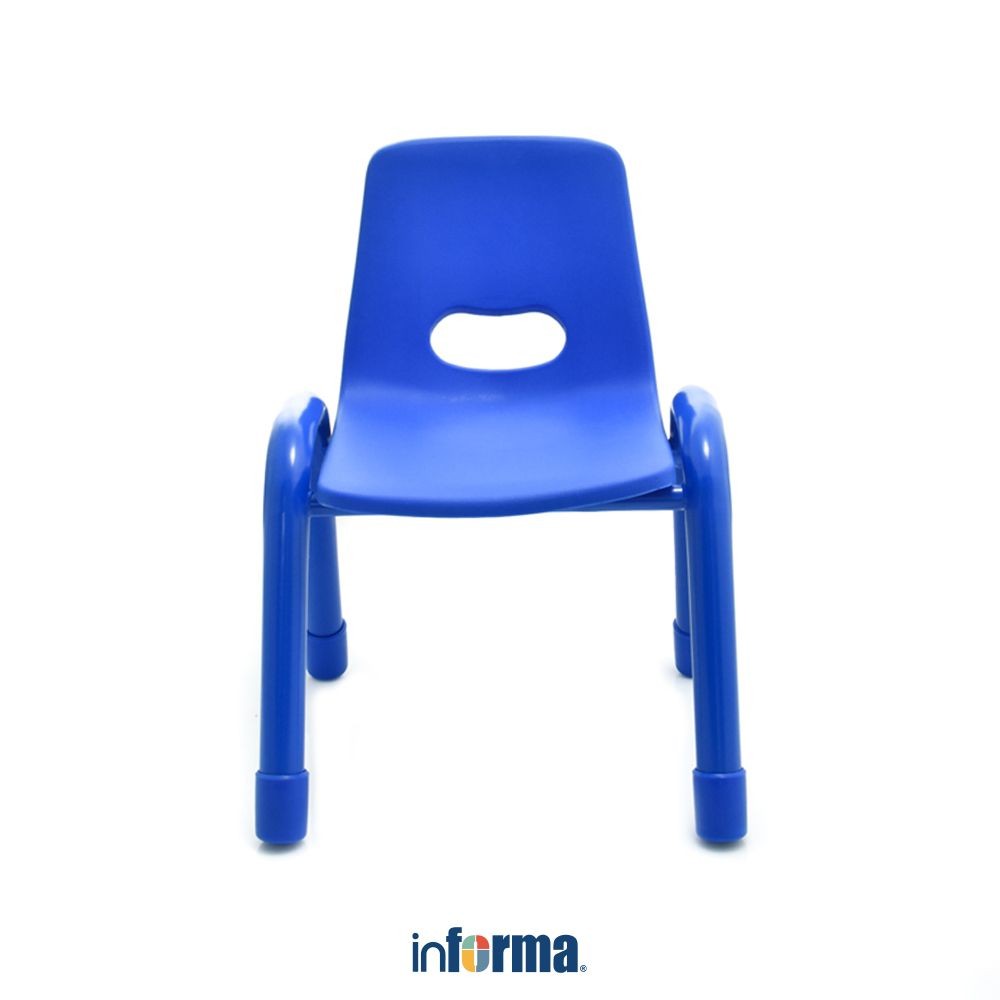 Informa Oya Kursi Anak - Biru Tempat Duduk Anak Kids Chair Bangku Sandaran Bangku Plastik Balita Ban