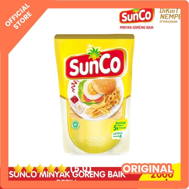 

HARGA KHUSUS TOKO BARU Minyak Goreng SUNCO 2 Liter PROMO 12.12