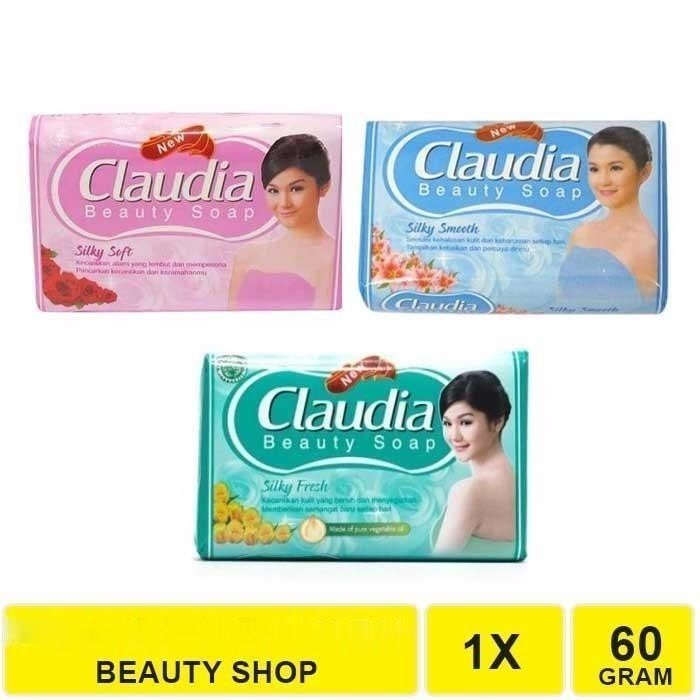 GN77 CLAUDIA Beauty Bar Soap Silky Soft | Silky Smooth | Fresh & Antibacterial | 60g | Tnt Beauty Sh
