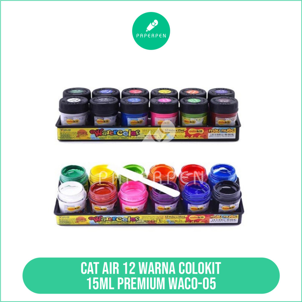

[SG] Cat Air 12 Warna Colokit 15Ml Premium Waco-05