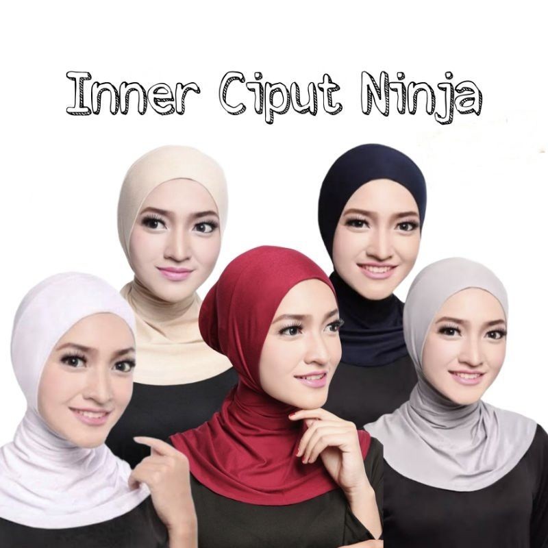 HS_HIJAB - Ciput Ninja Premium Resleting Belakang