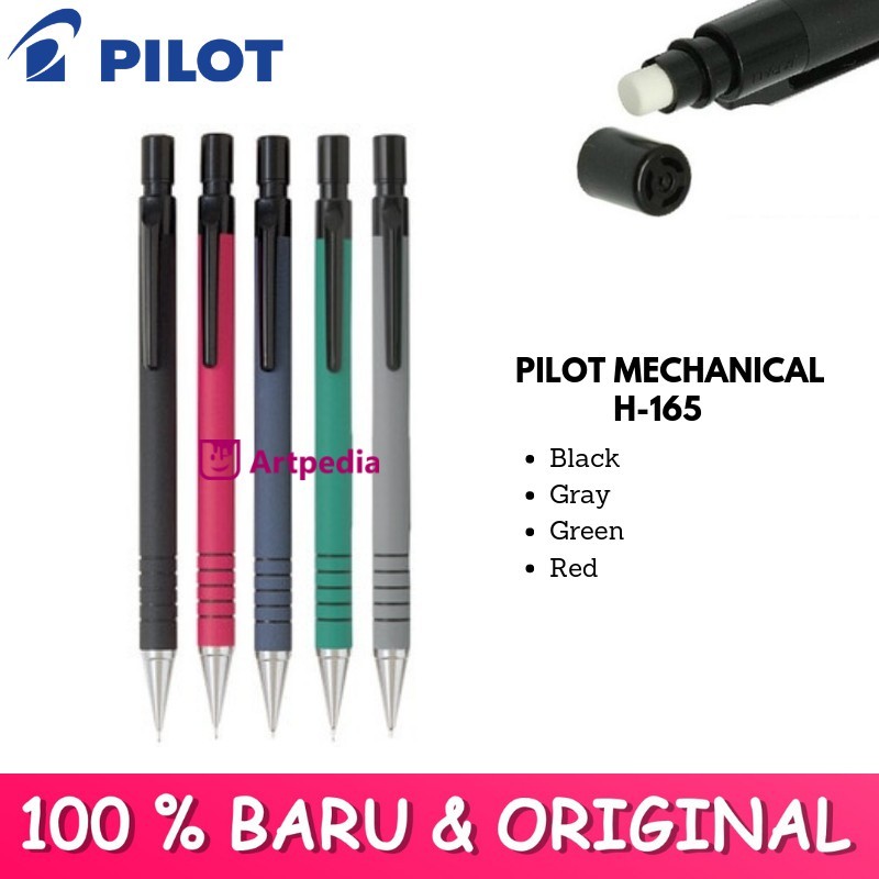 Pilot Mekanik Pencil H-165 / Pensil Mekanik H-165 Pilot 0.5mm