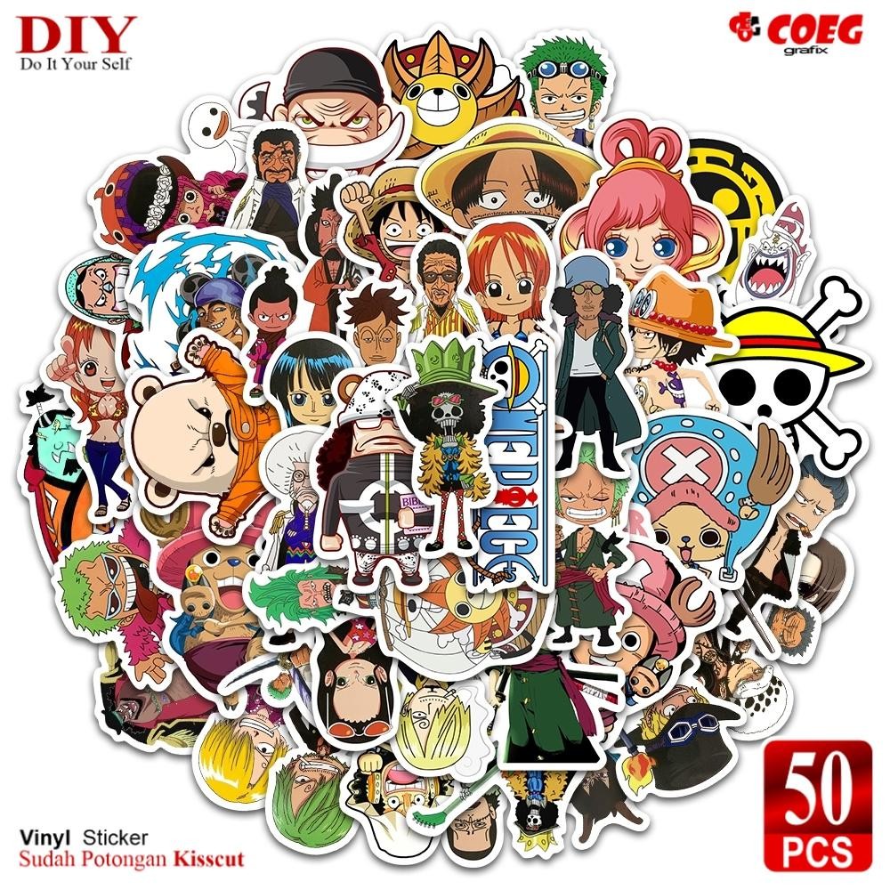 

[50PCS] Stiker Lucu Luffy Anime Jepang | Stiker Kartun Stiker Pack CG35 | Decal Vinyl Waterproof | Sticker Aesthetic untuk Buku, Journal, Koper, Casing HP, Gitar, Laptop, Helm, Motor