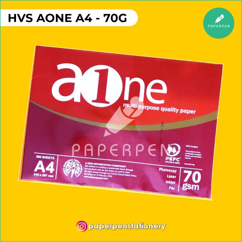 

[SG] Kertas Hvs Aone A4 70G