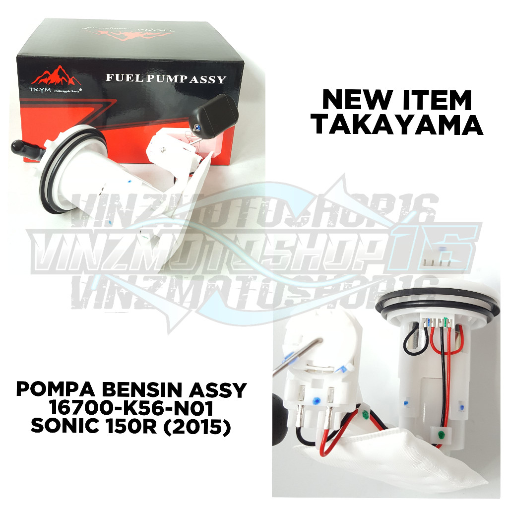 Fuel Pump Assy / Komplit FuelPump Pompa Bensin K56 Sonic 150R  Takayama