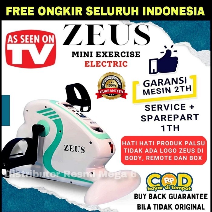 ✨TERLARIS  -ZEUS SPORT - MINI STATIC BIKE - ZEUS MINI EXCERCISE -  100% - Zeus Mini