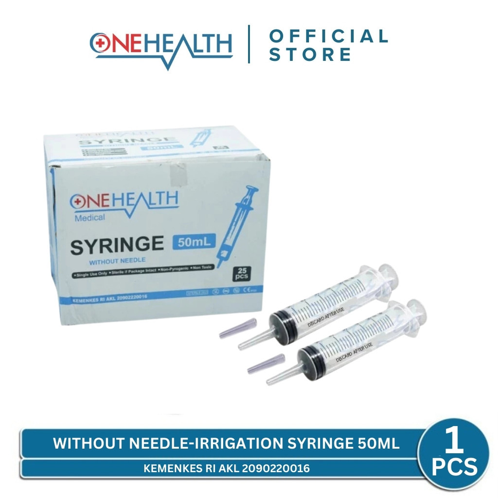 ONEHEALTH Irrigation Syringe SUNTIK 50 ML (Without Needle)