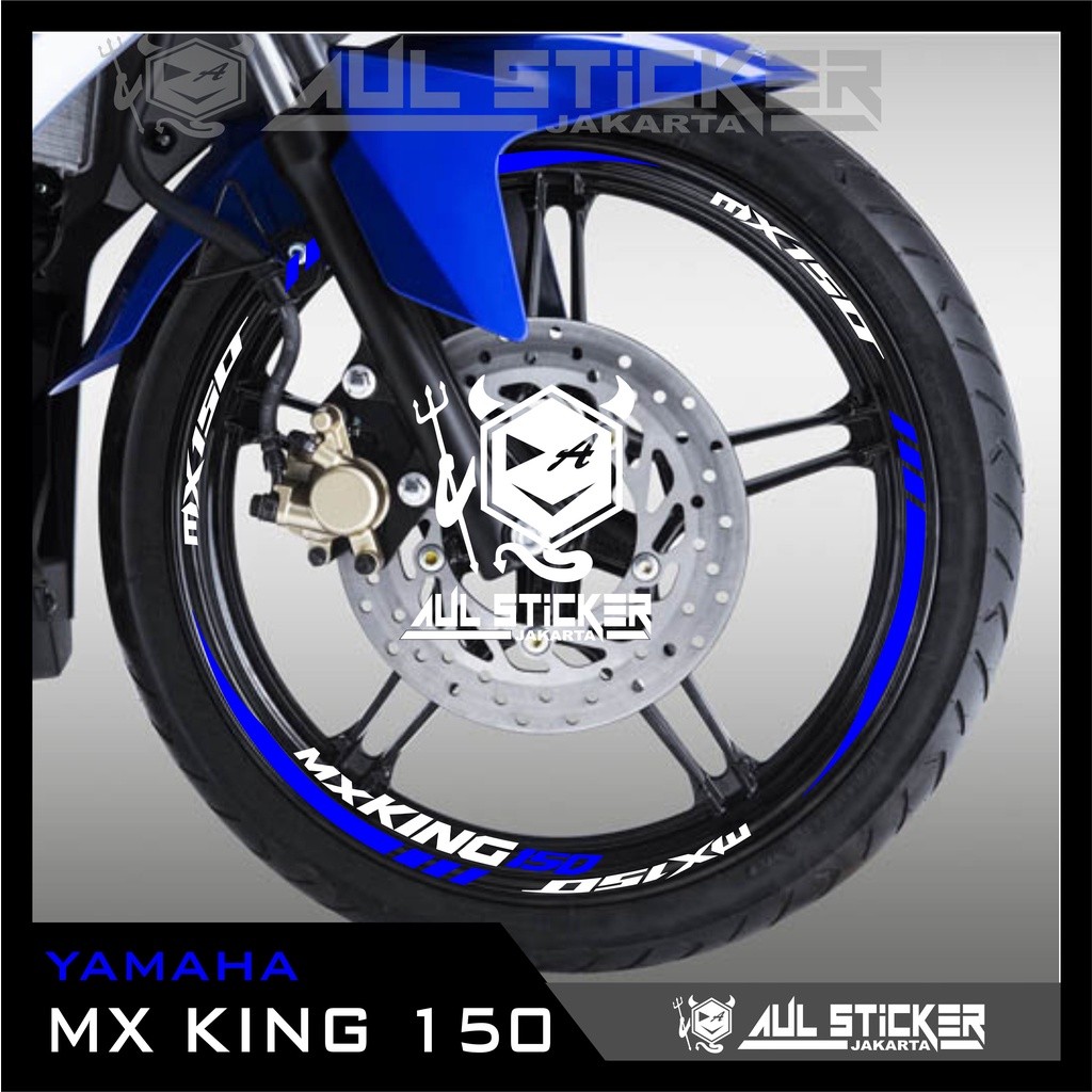 Sticker velg Yamaha Jupiter MX KING 150 DEPAN BELAKANG