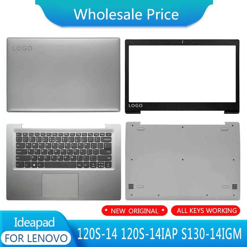 New For Lenovo Ideapad 120S-14 120S-14IAP S130-14IGM Laptop LCD Back Cover Front Bezel Upper Palmres