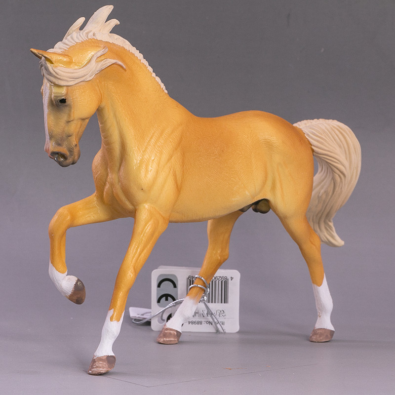 2023 CollectA Horse Country Farm Animals Andalusian Stallion Palomino 1:20 PVC Figure Model Toys for