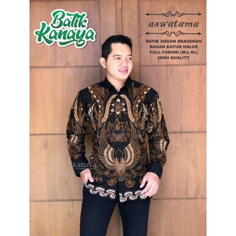 Baju Batik Pria ASWATAMA Full Furing