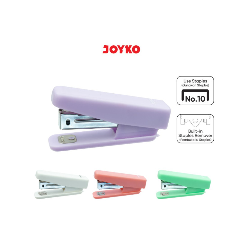 

( StaLand ) / ( DAPAT 1 PCS ) STAPLER JOYKO PASTEL ST-22 / Stepler Jepretan Joyko HD-10 PASTEL KODE ST-22