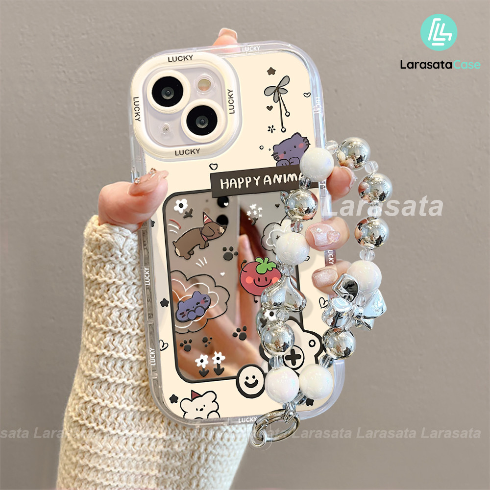 Casing ponsel mesin gashapon hewan kartun lucu dengan tali case cover untuk Xiaomi Note12 12s A1 Not