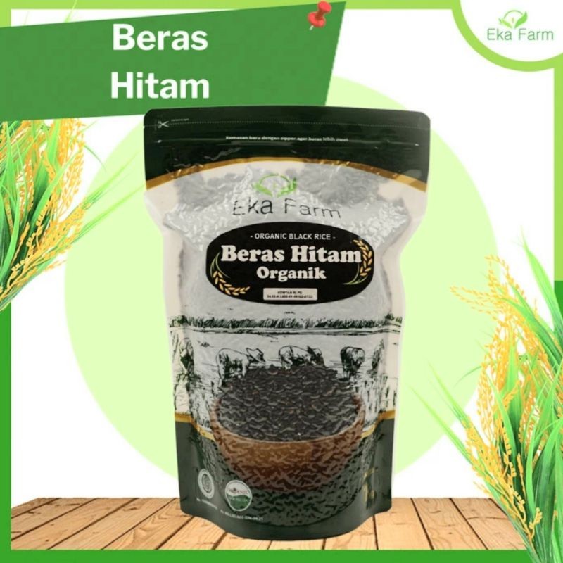 

BERAS HITAM ORGANIK EKA FARM 1KG - ORGANIC HEALTHY RICE