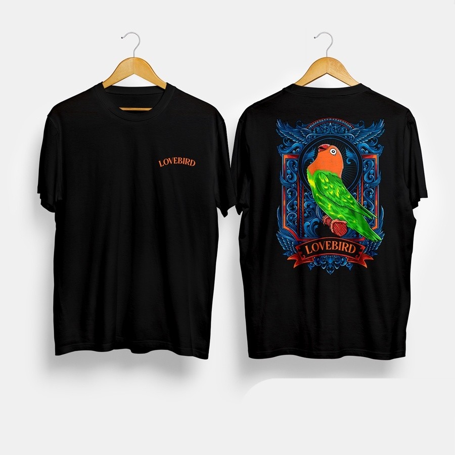 Kaos Baju Burung Lovebird Kicau Mania Kaos Distro