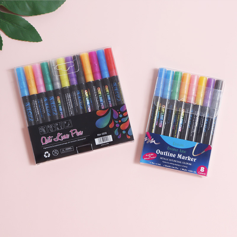 

SPIDOL MARKER ISI 8 PCS DOUBLE LINE UNTUK MEMBUAT GRAFITTI SIMPEL DAN MUDAH DENGAN TINTA METALIK