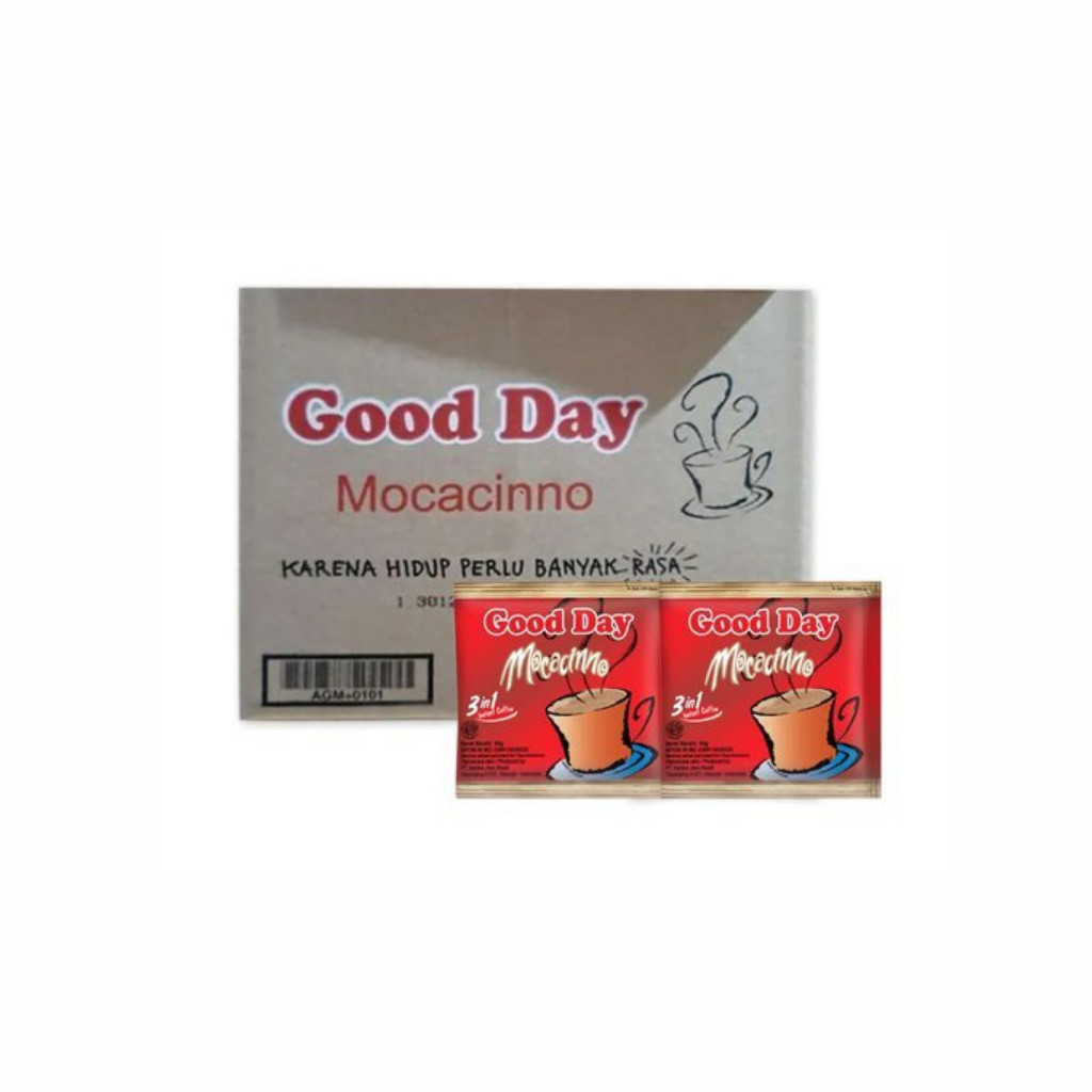 

(KARTON) Kopi Good Day Moccacinno Merah 1 DUS isi 12 renceng