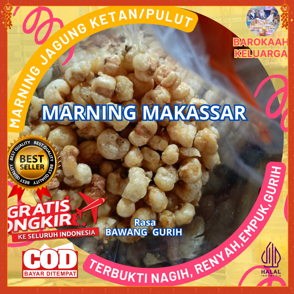 

CEMILAN MARINING JAGUNG KETAN PREMIUM/ SNACK MARNING JAGUNG SUPER/ KLASIK MARNING JAGUNG/ MARNING JAGUNG SULTAN PREMIUM/ MARNING JAGUNG SUPER DUPER EMPUK RENYAH (250gr)