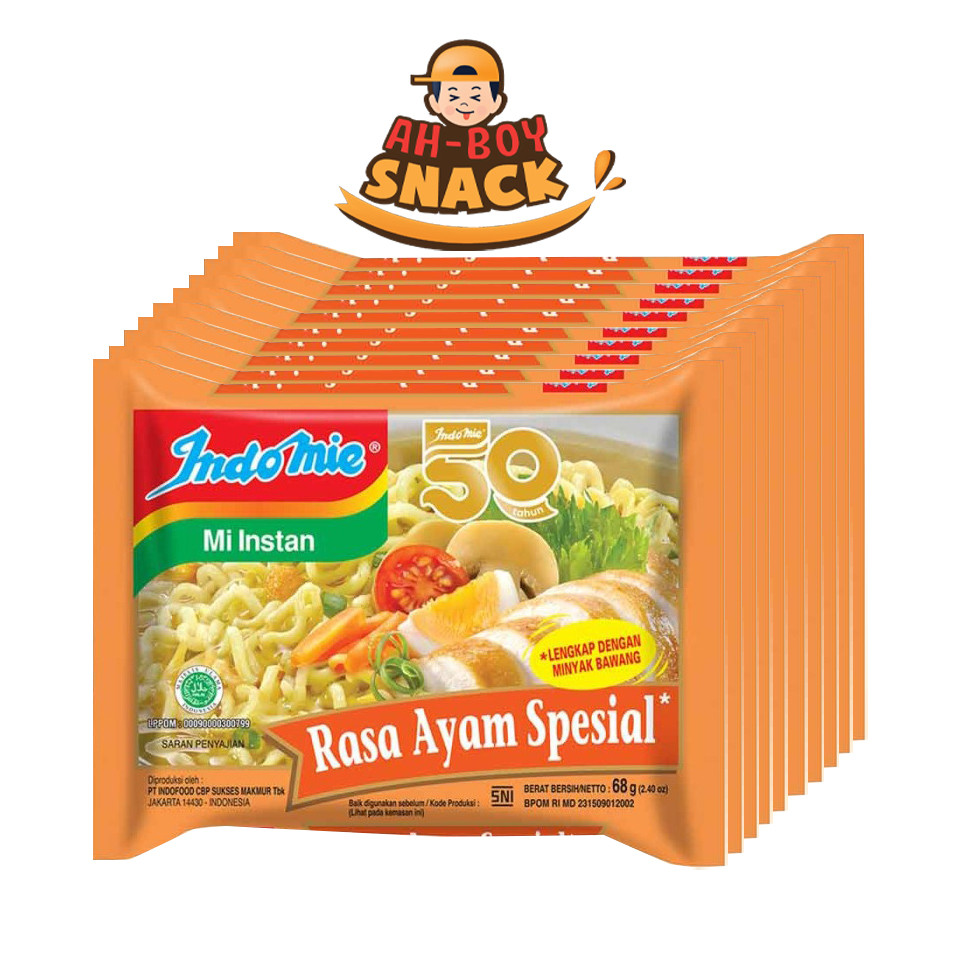 

10 PCS - INDOMIE AYAM SPESIAL OREN - AHBOY