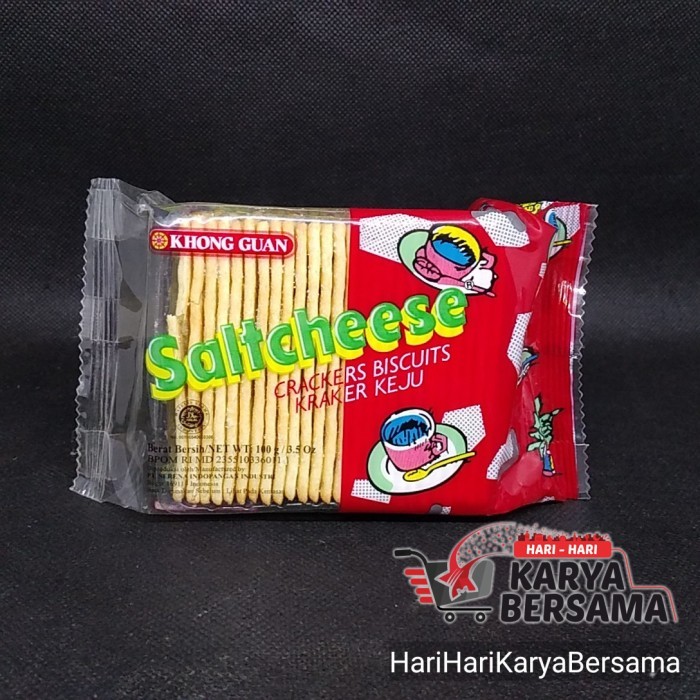 

MAKANAN RINGAN BISKUIT KHONG GUAN SALTCHEESE POCKET 100GR