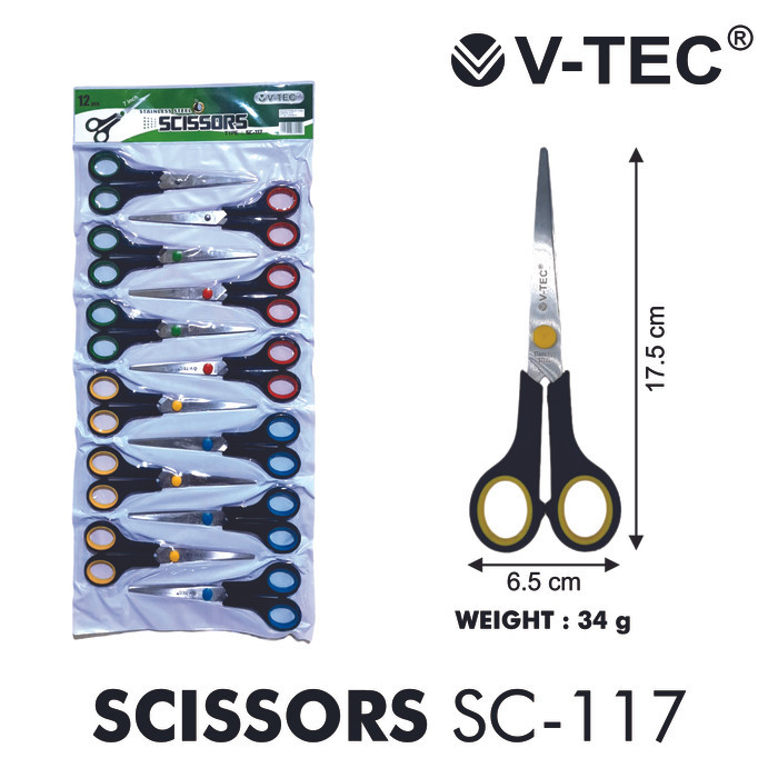 

Gunting Murah VTEC Type SC-117 ( isi 12 pcs)