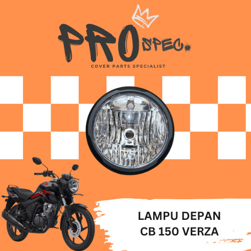 Win - Headlamp Lampu Depan Reflektor Cb 150 Verza Cb150Verza Cb150 Verza Sepaket Mangkok Lampunya