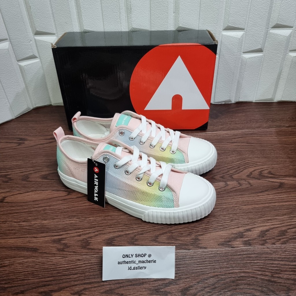 ORIGINAL SALE 70% SEPATU AIRWALK TARINA PINK LT GREEN MULTI WOMEN