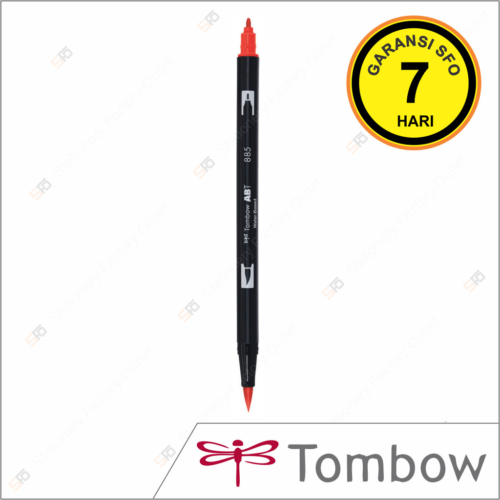 

Dual Brush Pen Tombow 885 - Warm Red - ABT Satuan