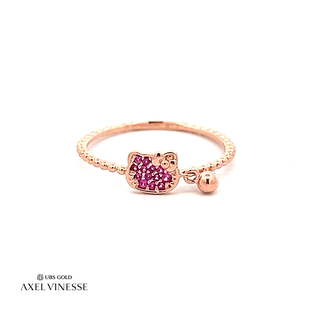 UBS Cincin Gold Emas Sanrio Hello Kitty - Ccz0029 - 17K
