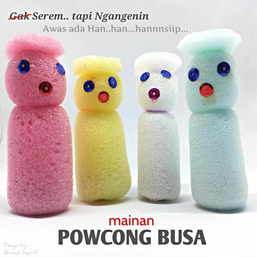 SATUAN 1 BIJI MAINAN POCONG POCONG BERDIRI