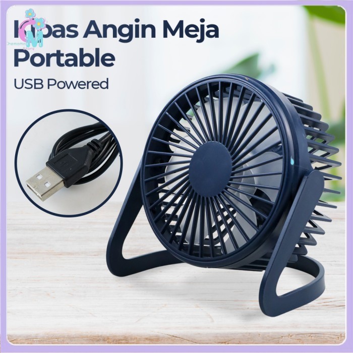 

- HARKO Kipas Angin Meja Portable Table Fan USB Powered 2.5W - YZ-007 -