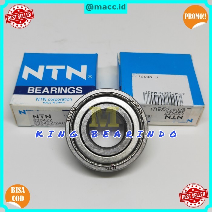 (KBT) LAHER BEARING 6204 ZZ NTN 6204ZZ NTN