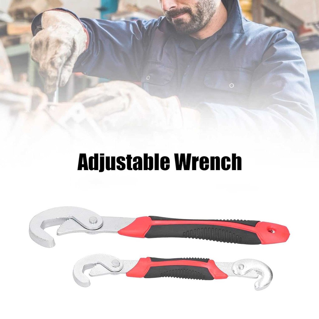 

Snap n Grip Kunci Pas Multifungsi Adjustable Universal Spanner Wrench - JJ89381 [Messashop]