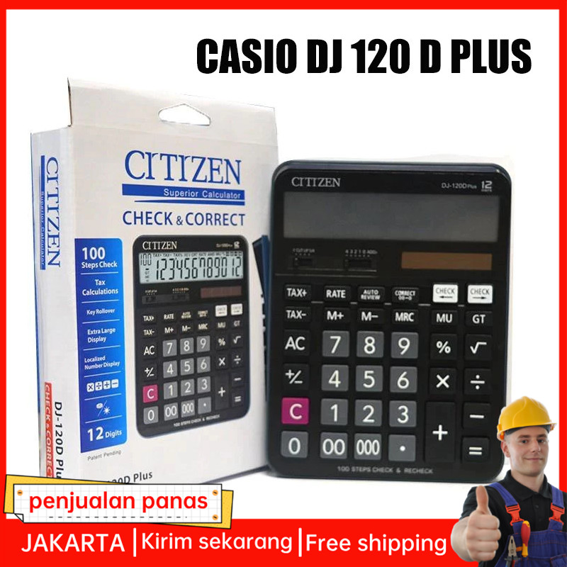 

Kalkulator Casio MJ 120D PLUS CHECK CORRECT