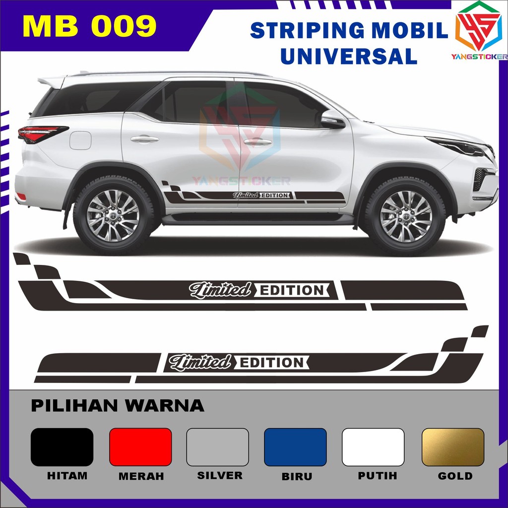 

YS Cutting Sticker Mobil code MB009 Striping Mobil bisa untuk semua jenis mobil/cutting stiker mobil