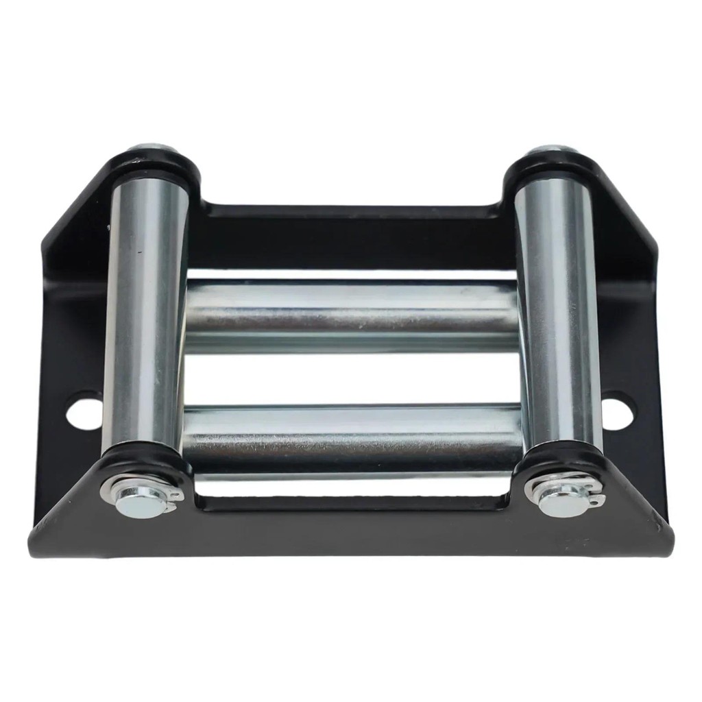 Winch Roller Fairlead ATV UTV 4 Way Cable Lead Guide 2000LB Bolt Pattern OffRoad Wire Rope Stainless