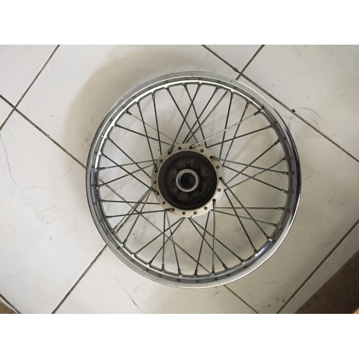 PELEK JARI-JARI / VELG TROMOL BELAKANG HONDA SUPRA 125 ORIGINAL COPOTAN