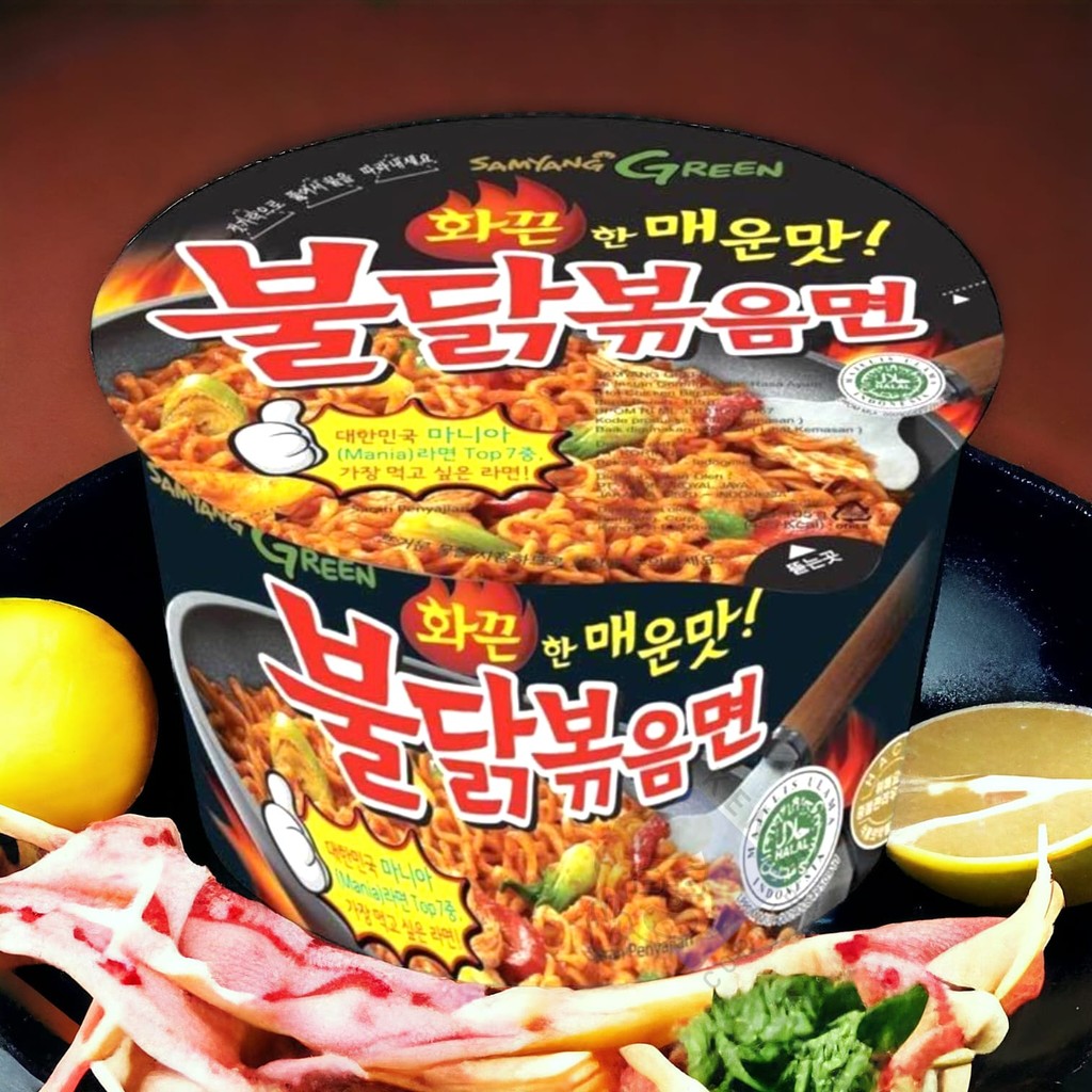 

Samyang Buldak Hot Chicken Ramen Bowl 105G / Mie Instant Samyang Cup