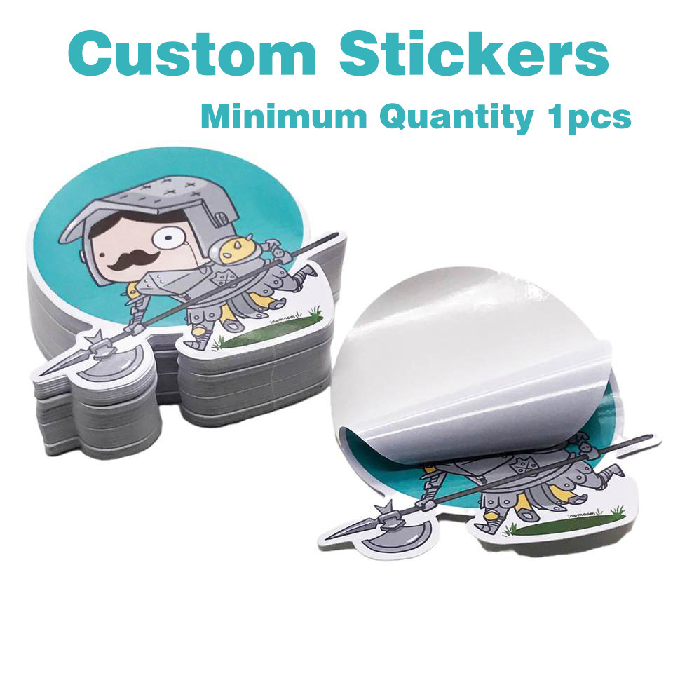 

Custom Stickers Labels With Logo NameText Waterproof Holographic TransparenDie Cut Vinyl Personalized For PackagingPhone Car